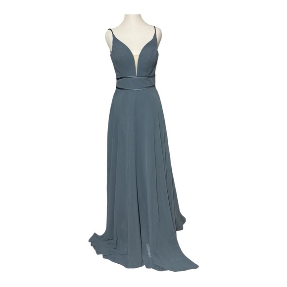 SORELLA VITA Slate Blue Maxi Dress - Picture 1 of 12